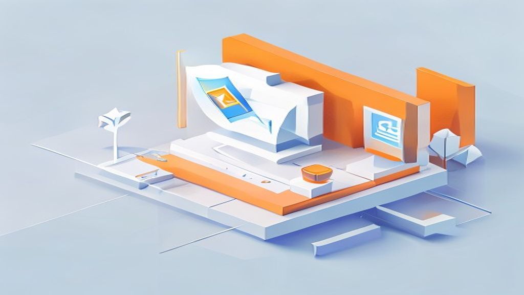 Isometric illustration demonstrating the interaction between a trademark and copyright for brand protection.