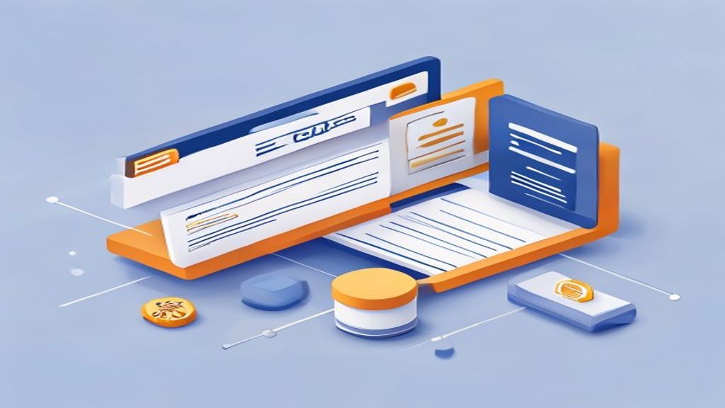 Isometric illustration demonstrating the legal link between a .UA domain name and a registered trademark.